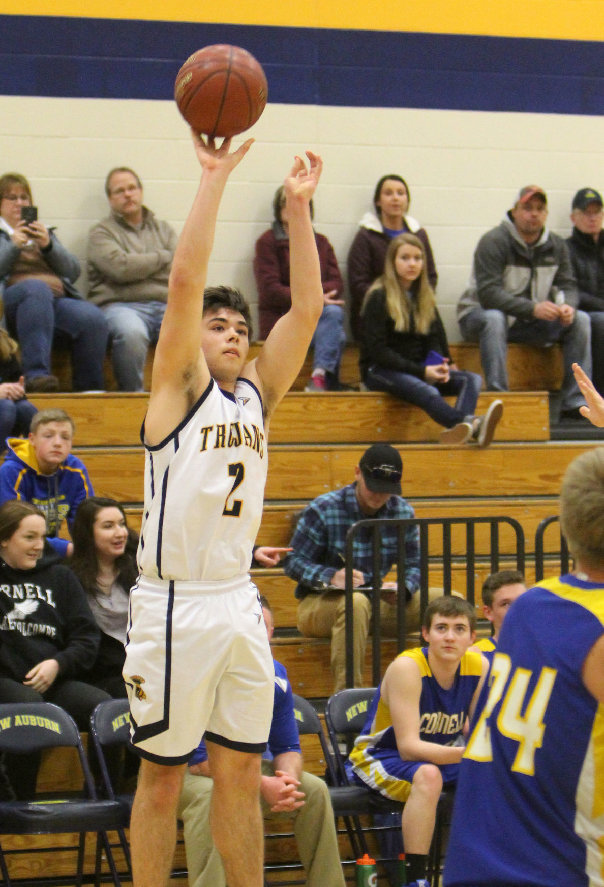 Cornell at New Auburn boys basketball 2-18-19